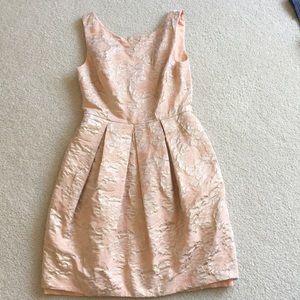 Jacquard Peaches and Cream Dress